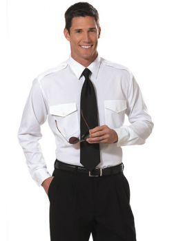 "The Aviator" Men's Long Sleeve Pilot Shirt by Van Heusen